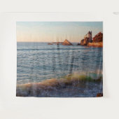 Villa am Felsen Wandteppich (Vorderseite (Horizontal))