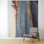 Villa am Felsen Wandteppich (Beispiel)