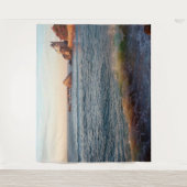 Villa am Felsen Wandteppich (Vorderseite)