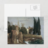 Villa am Meer, Arnold Bocklin 1878 Postkarte (Vorne/Hinten)