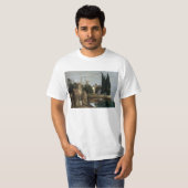 Villa am Meer by Arnold Bocklin, Symbolische Kunst T-Shirt (Vorne ganz)