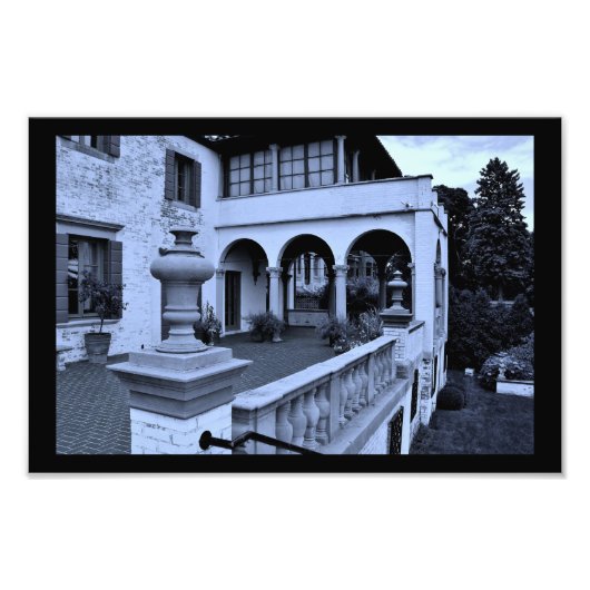 Villa Aussicht Fotodruck (Vorne)