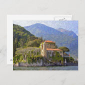 Villa Balbianello, Comer See Postkarte (Vorne/Hinten)