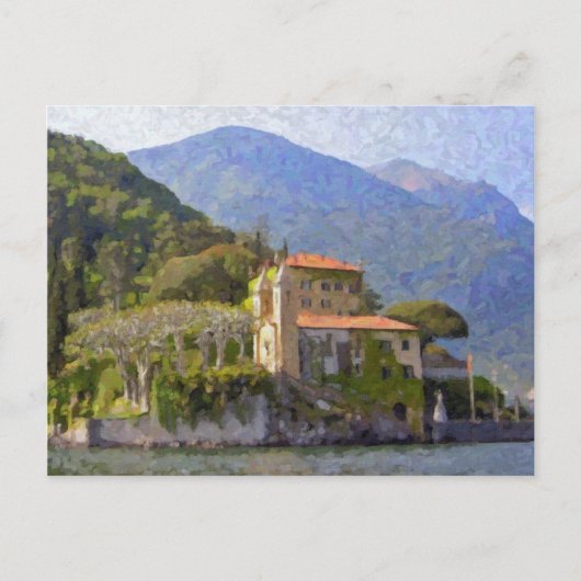Villa Balbianello, Comer See Postkarte (Vorderseite)