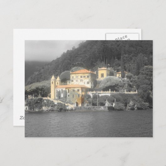 Villa Balbianello Postkarte (Vorne/Hinten)