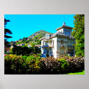 Villa Bernasconi Cernobbio Seen Como Italien Poster