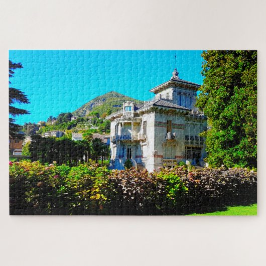 Villa Bernasconi Cernobbio Seen Como Italien Puzzle (Horizontal)