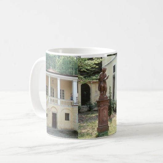 Villa Bertramka-Mozart-Prag Kaffeetasse (Vorderseite Links)