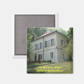 Villa Bertramka-Mozart-Prag Magnet (Vorderseite/Rückseite)