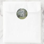 Villa Bertramka-Mozart-Prag Runder Aufkleber (Tasche)