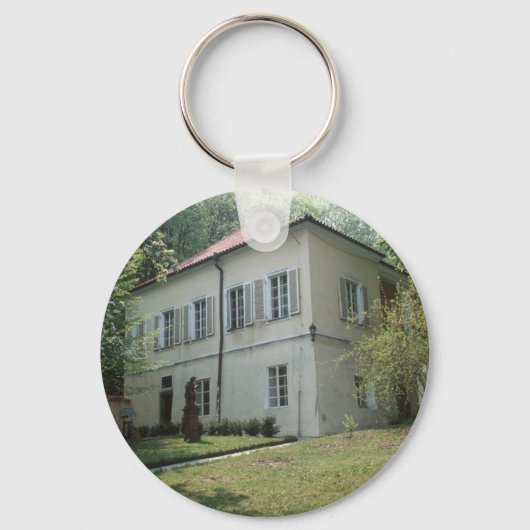 Villa Bertramka-Mozart-Prag Schlüsselanhänger (Vorderseite)