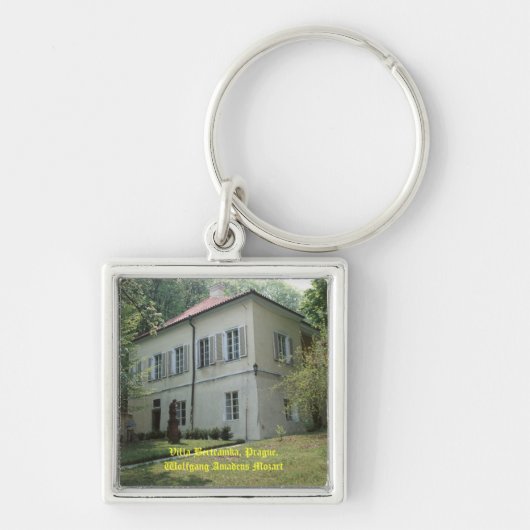 Villa Bertramka-Mozart-Prag Schlüsselanhänger (Vorne)