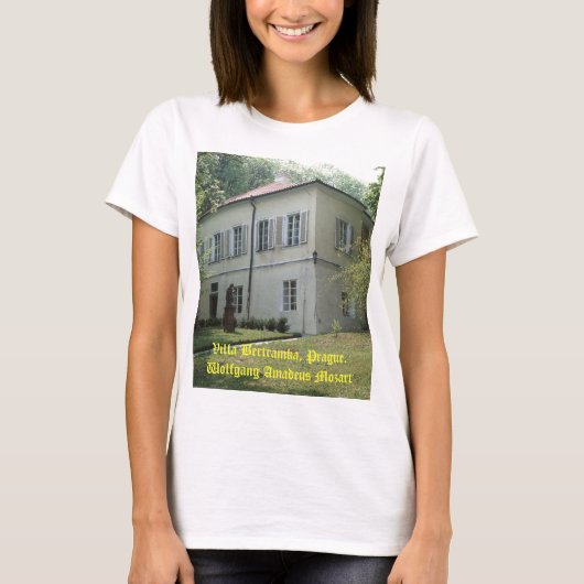 Villa Bertramka-Mozart-Prag T-Shirt (Vorderseite)