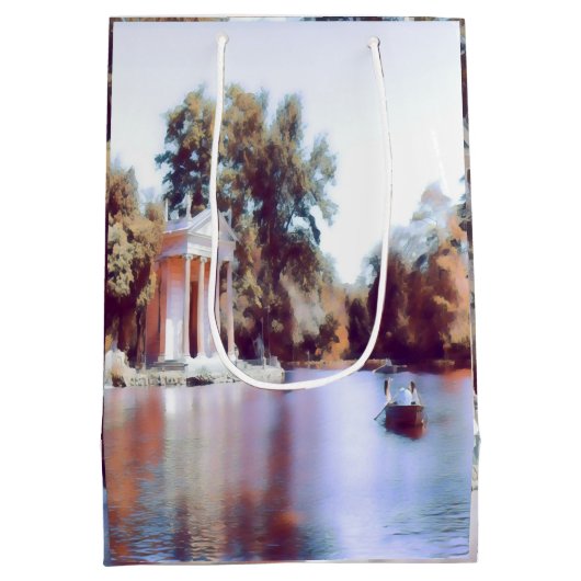 VILLA BORGHESE GARDENS - Rom - Mittlere Geschenktüte (Rückseite)