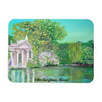 Villa Borghese Park, Rom - Premium Flexi Magnet