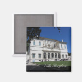 Villa Borghese, Rom, Italien Magnet (Vorderseite/Rückseite)