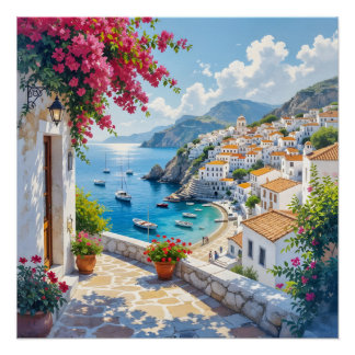 Villa By The Sea Poster