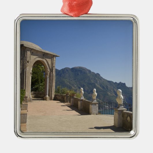 Villa Cimbrone, Ravello, Kampanien, Italien Silbernes Ornament (Vorne)