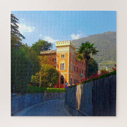 Villa de Herra Lenno See Como Italien Puzzle (Vertikal)