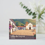 Villa de Leyva, Boyacá, Kolumbien Postkarte (Stehend Vorderseite)