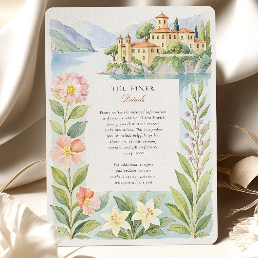 Villa dei Balbianello Einladung