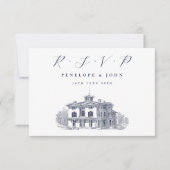 Villa dei Cedri RSVP Karte (Vorderseite)