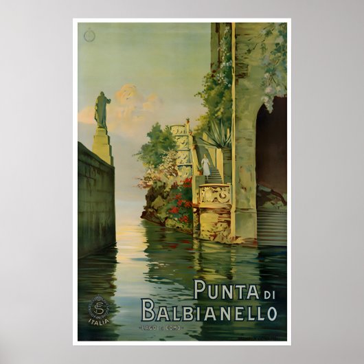 Villa del Balbianello Comer See Poster Italien (Vorne)