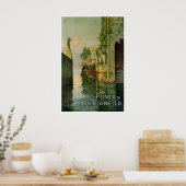 Villa del Balbianello Comer See Poster Italien (Küche)