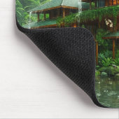 Villa des tropischen Regenwaldes Mousepad (Ecke)