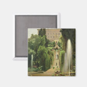 Villa D'Este, Tivoli, 1869 Magnet (Vorderseite/Rückseite)