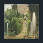Villa D'Este, Tivoli, 1869 Magnet<br><div class="desc">Villa D'Este,  Tivoli,  1869 | von Ascan Lutteroth | Art Location: Hamburger Kunsthalle,  Hamburg,  Deutschland | Deutsche Künstlerin | Image Collection number: XKH191691</div>