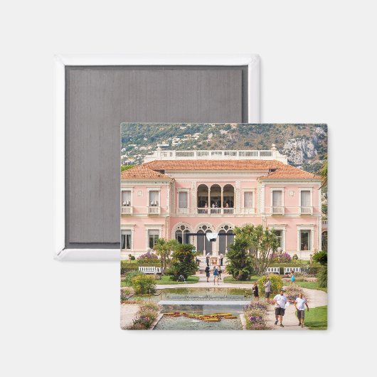 Villa Ephrussie Frankreich Provence Magnet (Vorderseite/Rückseite)