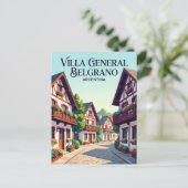 Villa General Belgrano Argentinien Postkarte (Stehend Vorderseite)