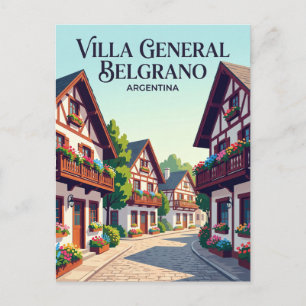 Villa General Belgrano Argentinien Postkarte