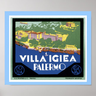 Villa Igiea Palermo Poster