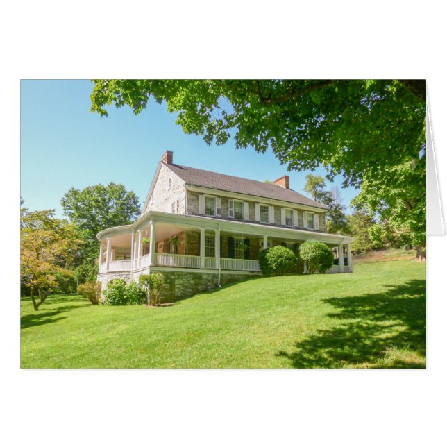 Villa im Sommer (Vorderseite (Horizontal))