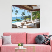 VILLA LIFE #1 LEINWANDDRUCK (Insitu (Wohnzimmer))