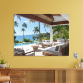 VILLA LIFE #1 LEINWANDDRUCK (Insitu (Wohnzimmer))
