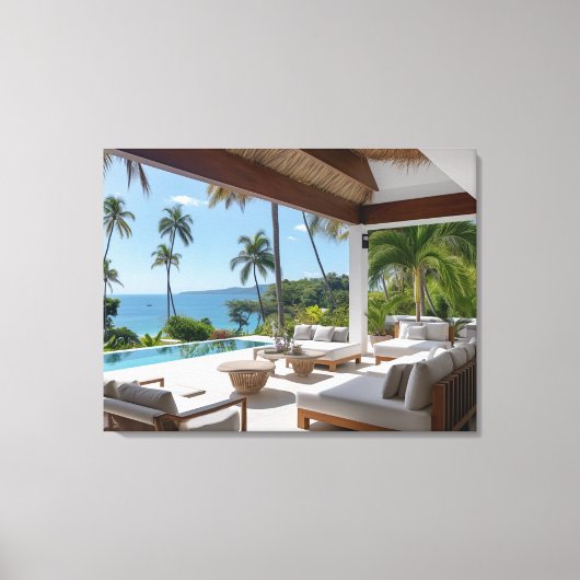 VILLA LIFE #1 LEINWANDDRUCK (Vorderseite)