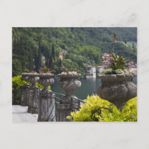 Villa Monastero, Gärten und Seeufer, Varenna, Postkarte