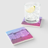 Villa Newports, RI Klippen-Weg-Ozean Steinuntersetzer (Seitenansicht)