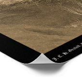 Villa of Brule Indian Lakota Tipi Camp SD 1891 Poster (Ecke)