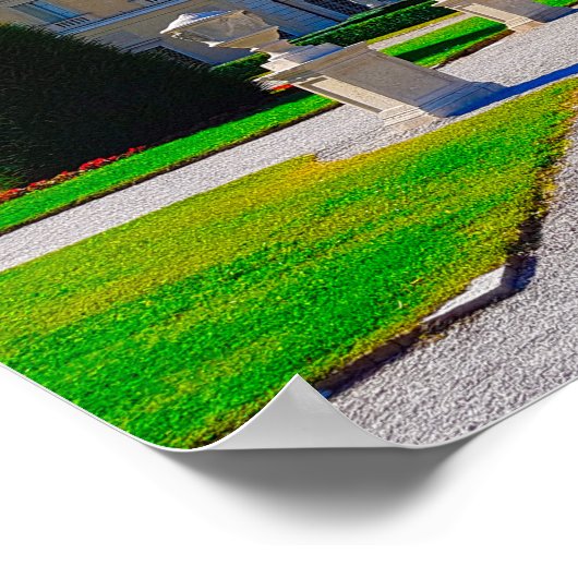 Villa Olmo Lake Como Italien Poster (Ecke)