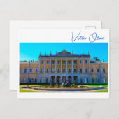 Villa Olmo Lake Como Italien Postkarte (Vorne/Hinten)