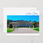 Villa Olmo Lake Como Italien Postkarte (Vorne/Hinten)