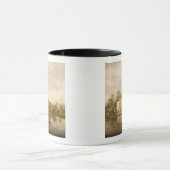 Villa Papstes, Twickenham, c.1765 (Öl auf Tasse (Zentrum)