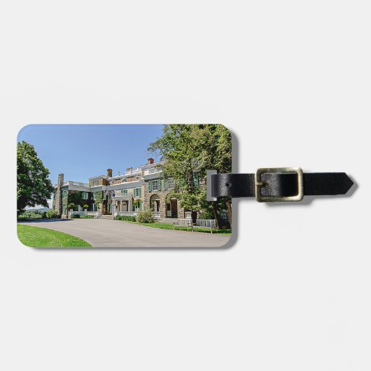 Villa Präsidenten- (FDR)Franklin D. Roosevelt Gepäckanhänger (Vorderseite horizontal)