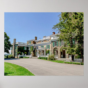 Villa Präsidenten- (FDR)Franklin D. Roosevelt Poster