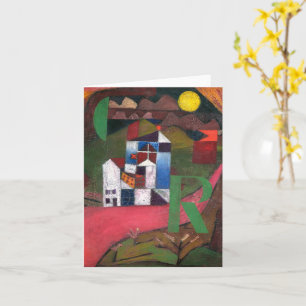 Villa R (1919) Gemälde von Paul Klee Karte