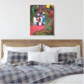 Villa R | Paul Klee | Leinwanddruck (Insitu (Schlafzimmer))